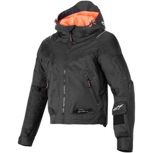 Kurtka motocyklowa damska Alpinestars MOLLY AIR czarno-fluo koralowa