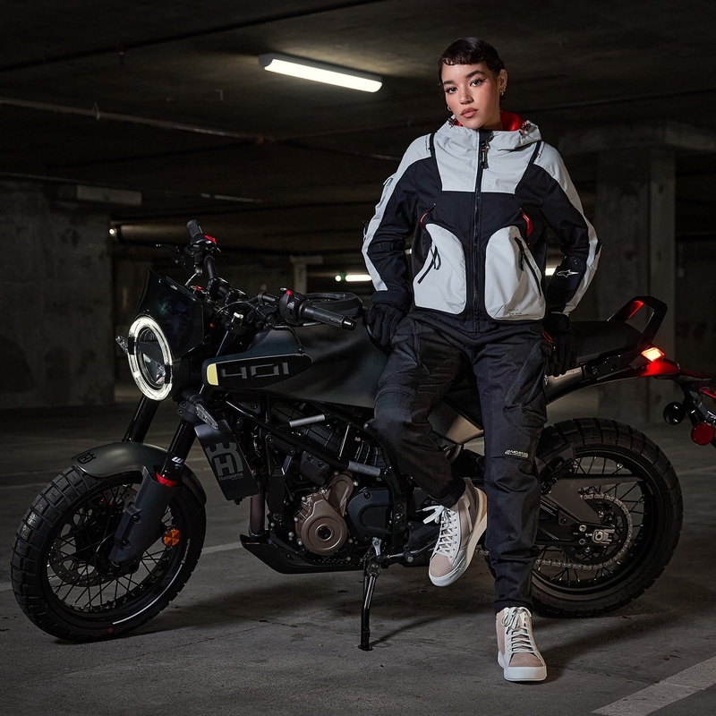 Kurtka motocyklowa damska Alpinestars MOLLY AIR czarno-migdałowa
