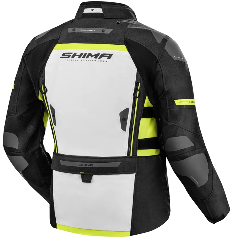 Kurtka motocyklowa Shima Dune fluorescencyjna żółta