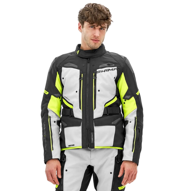 Kurtka motocyklowa Shima Dune fluorescencyjna żółta