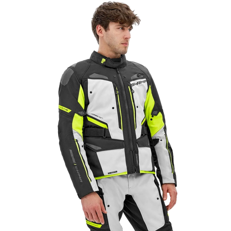 Kurtka motocyklowa Shima Dune fluorescencyjna żółta
