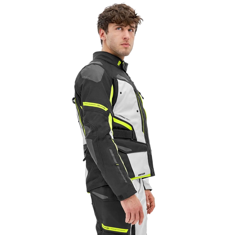 Kurtka motocyklowa Shima Dune fluorescencyjna żółta