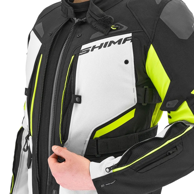 Kurtka motocyklowa Shima Dune fluorescencyjna żółta