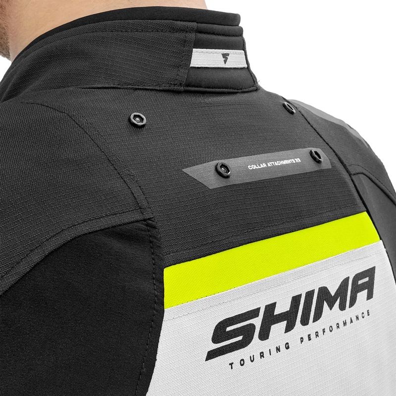 Kurtka motocyklowa Shima Dune fluorescencyjna żółta