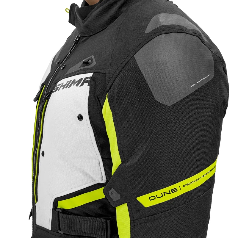 Kurtka motocyklowa Shima Dune fluorescencyjna żółta