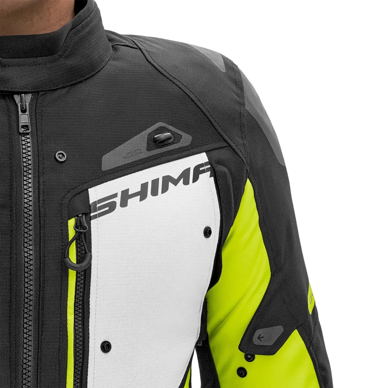 Kurtka motocyklowa Shima Dune fluorescencyjna żółta