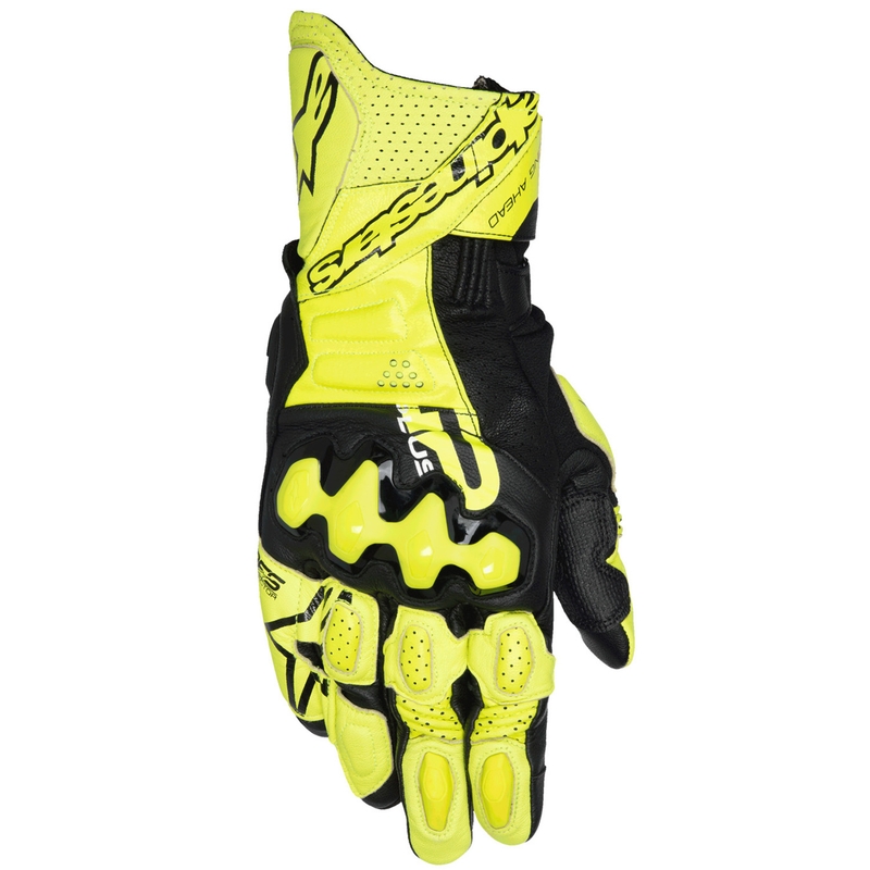 Rękawice motocyklowe Alpinestars GP Plus R V3 fluo żółto-czarne