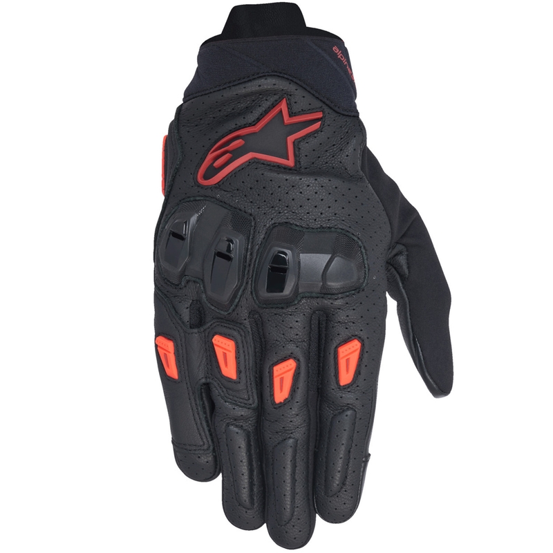 Rękawice motocyklowe Alpinestars SP X 7 czarno-ciemnoczerwone-czerwone