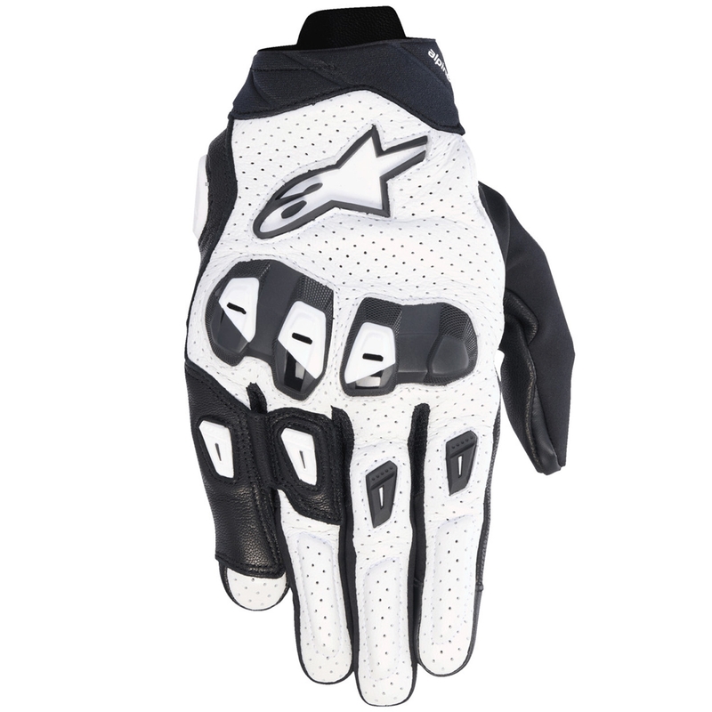 Rękawice motocyklowe Alpinestars SP X 7 biało-czarne