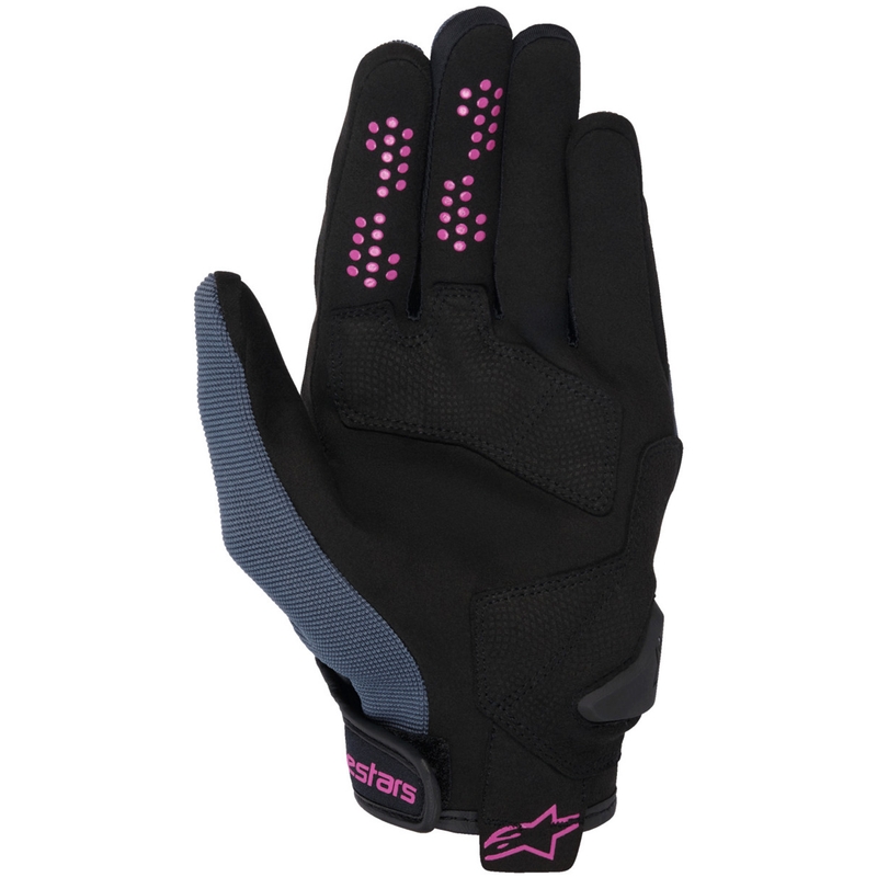 Rękawice motocyklowe damskie Alpinestars Chrom V2 ciemnoszaro-czarno-fioletowe