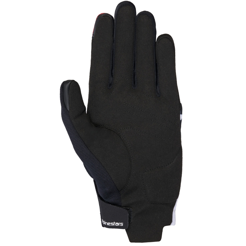 Kolekcja rękawic motocyklowych Alpinestars Reef V2 MM93 w kolorze czerwono-biało-czarnym