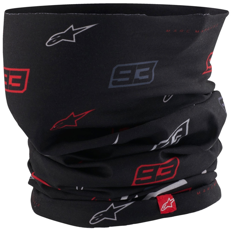 Kolekcja kominów Alpinestars MM93 w kolorze czarno-szaro-czerwonym