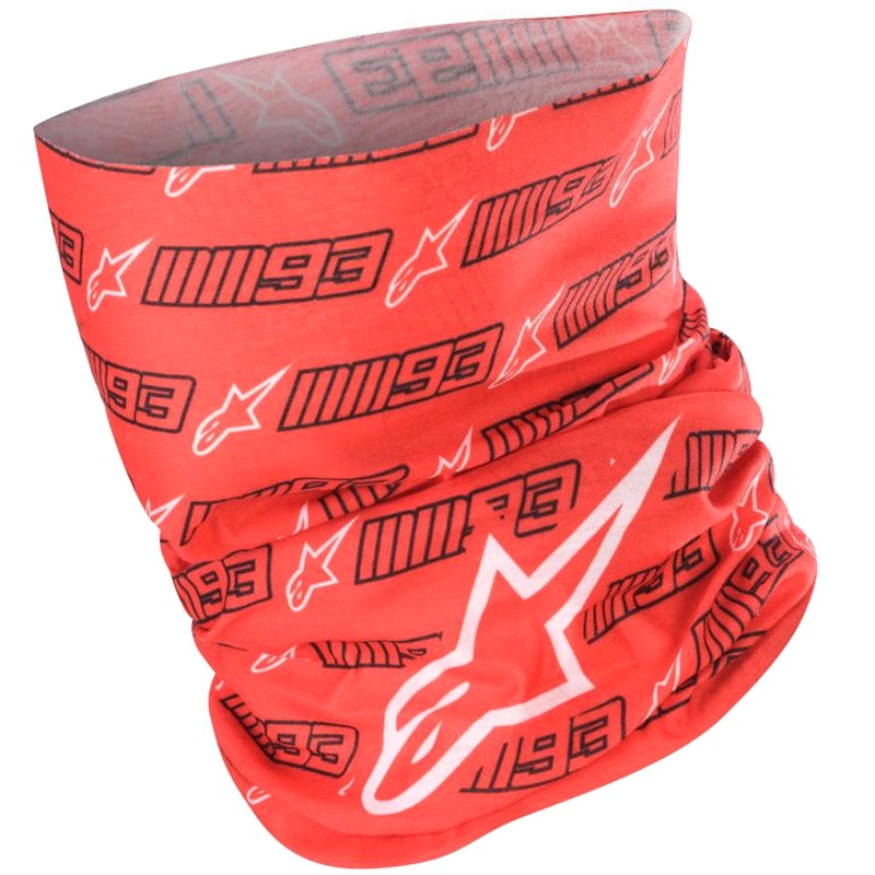 Kolekcja kominów Alpinestars MM93 w kolorze czerwono-czarno-białym