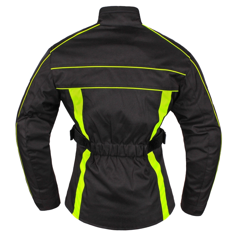 Damska kurtka motocyklowa RSA SW-01 czarno-fluo żółta wyprzedaż