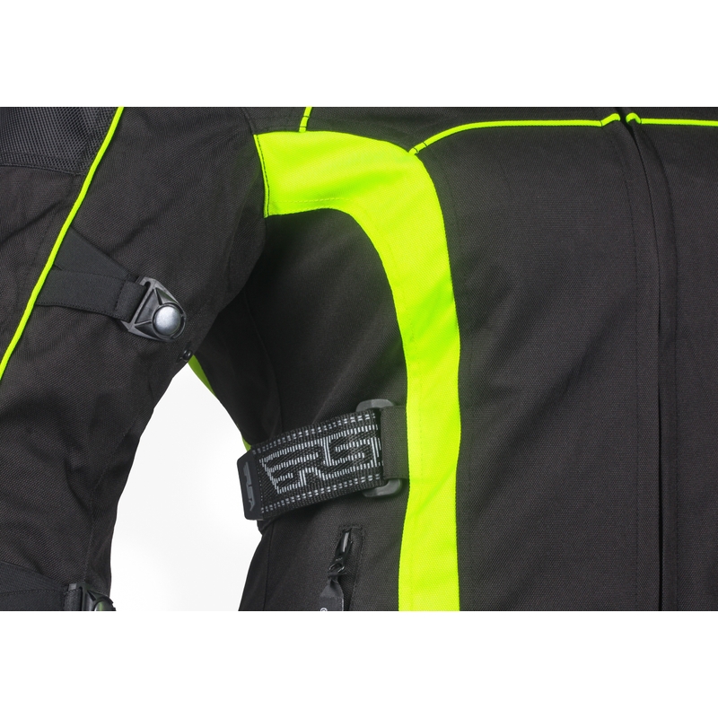 Damska kurtka motocyklowa RSA SW-01 czarno-fluo żółta wyprzedaż