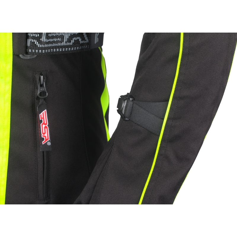 Damska kurtka motocyklowa RSA SW-01 czarno-fluo żółta wyprzedaż