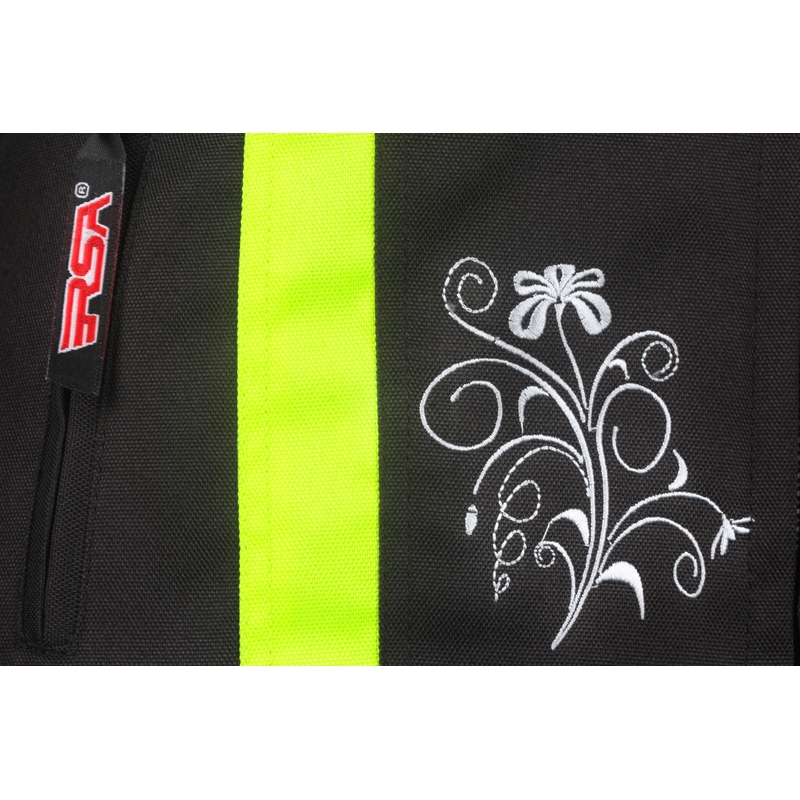 Damska kurtka motocyklowa RSA SW-01 czarno-fluo żółta wyprzedaż