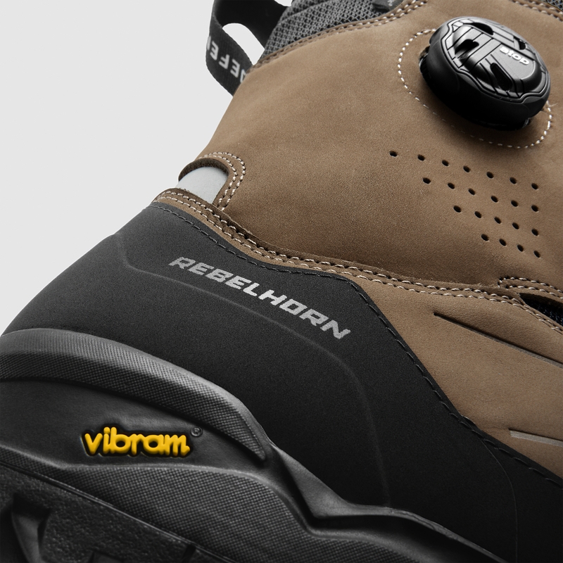 Buty motocyklowe Rebelhorn Defender X brązowe