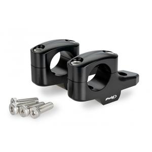 Risers PUIG PULLBACK 21882N black height 20mm, d 32mm, back 16mm