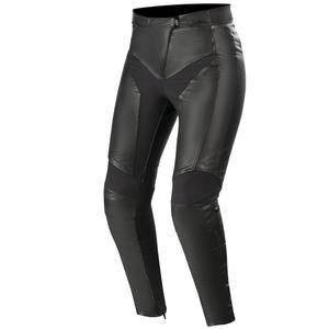 Spodnie motocyklowe damskie skórzane Alpinestars Stella Vika V2 czarne