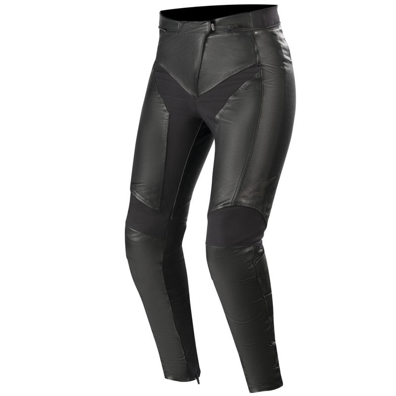 Spodnie motocyklowe damskie skórzane Alpinestars Stella Vika V2 czarne