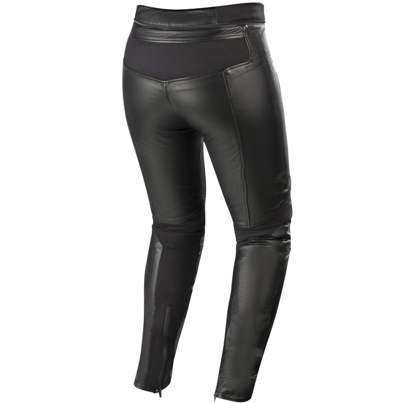Spodnie motocyklowe damskie skórzane Alpinestars Stella Vika V2 czarne