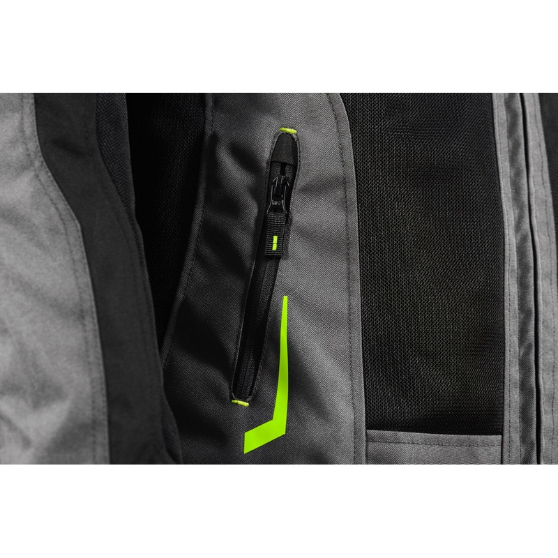 Kurtka motocyklowa Seventy Degrees SD-JT66 Sahara czarno-fluo-żółta