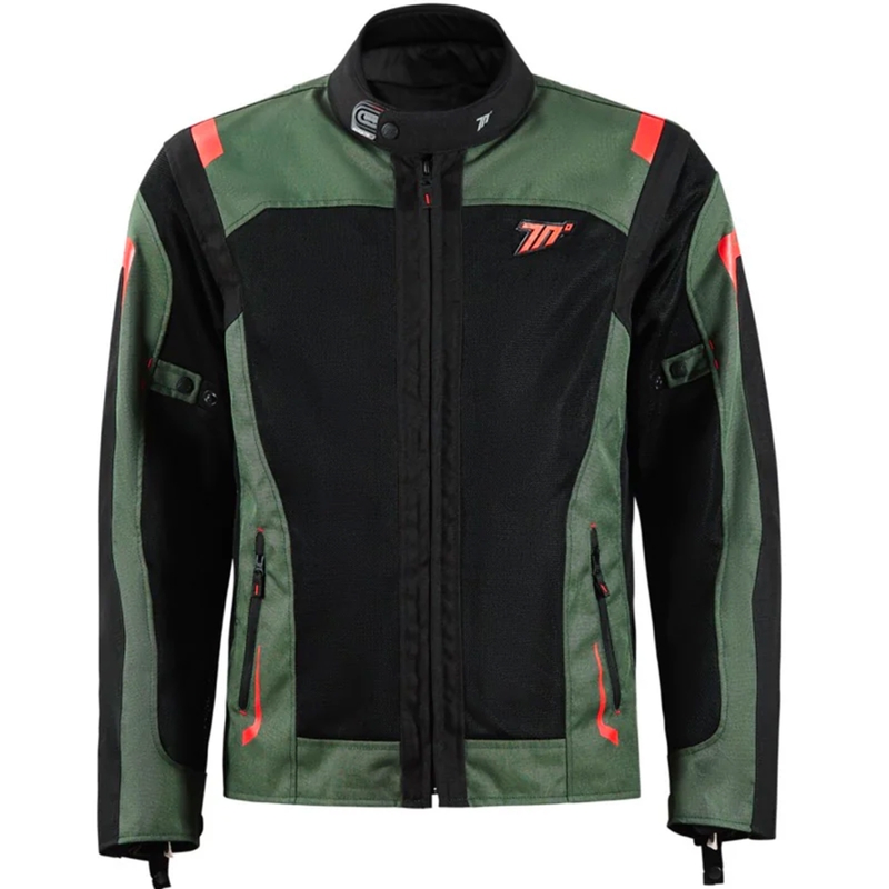 Kurtka motocyklowa Seventy Degrees SD-JT66 Sahara Khaki Red