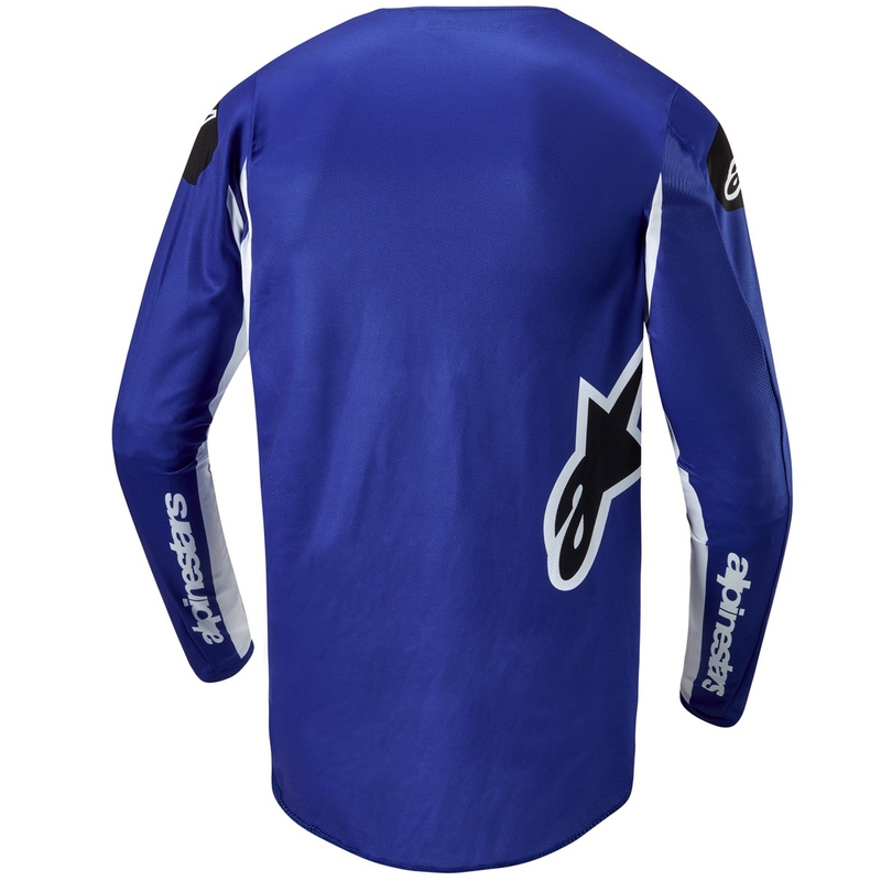 Koszulka motocrossowa Alpinestars Fluid Lucent niebiesko-biało-czarna