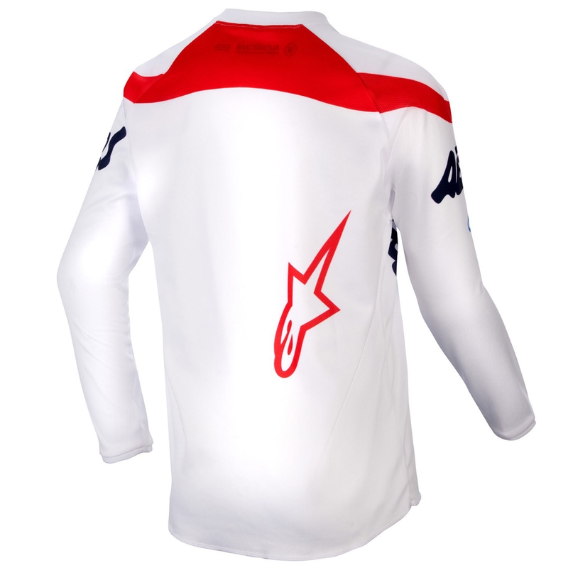 Koszulka motocrossowa dziecięca Alpinestars Racer Hana w kolorze białym