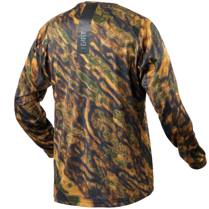 Koszulka motocrossowa Revit Emulsion brązowo-czarna