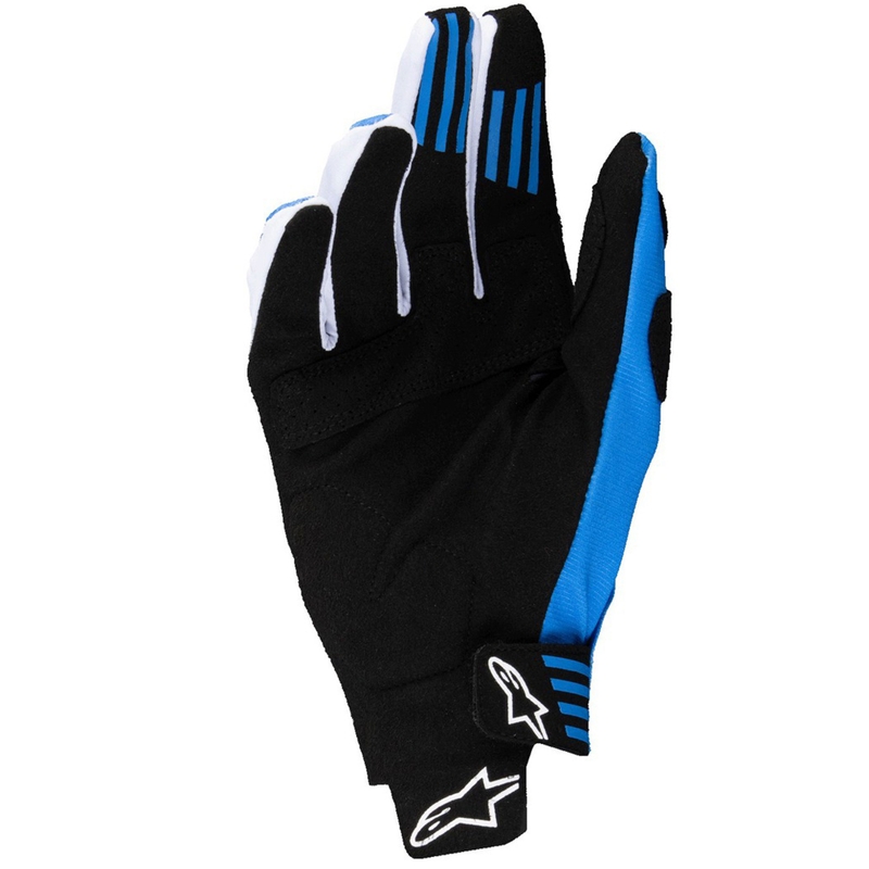 Rękawice motocrossowe Alpinestars Techstar czarno-niebieskie
