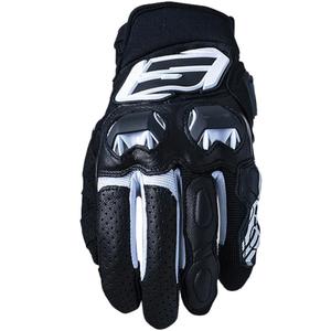Rękawiczki motocyklowe Five SF3 czarno-białe