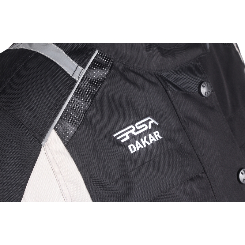 Damska trójwarstwowa kurtka motocyklowa RSA Dakar szara wyprzedaż