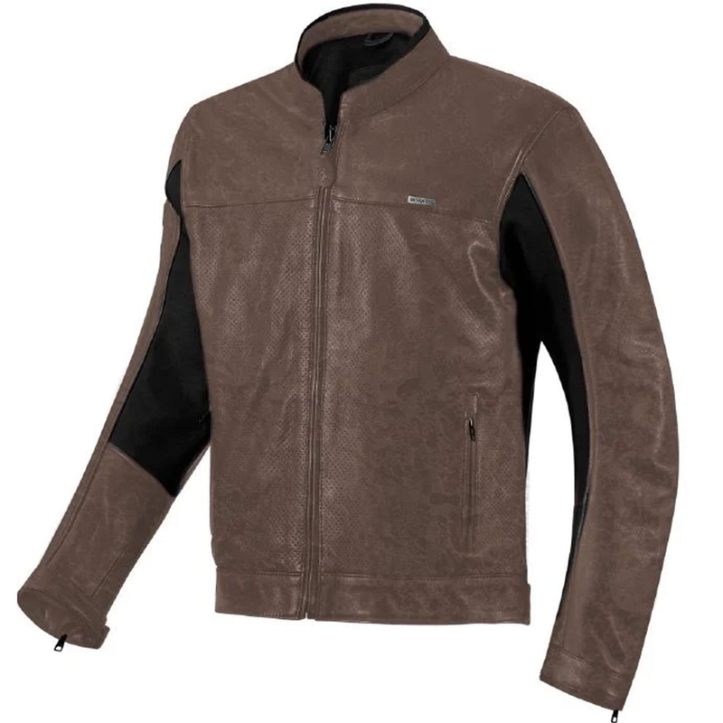 Kurtka motocyklowa Seventy Degrees SD-JL4 Legend Classic w kolorze brązowym ze skóry