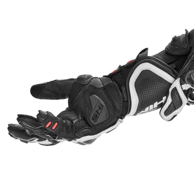 Rękawice motocyklowe Shima RS-3 białe