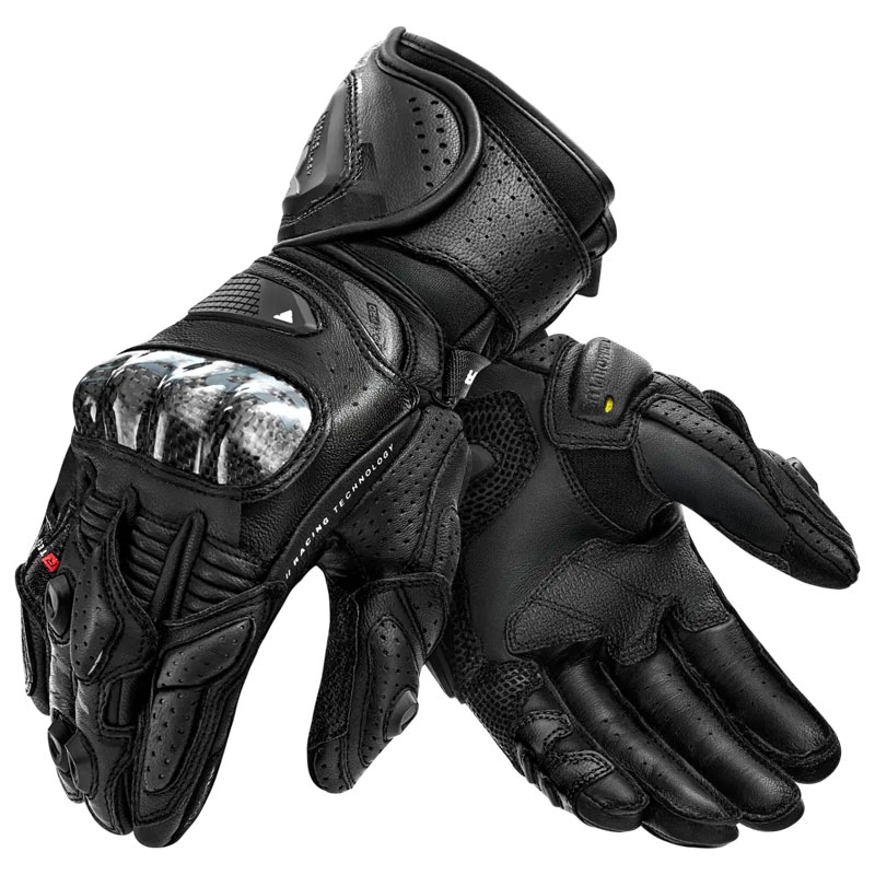 Rękawice motocyklowe Shima RS-3 czarne