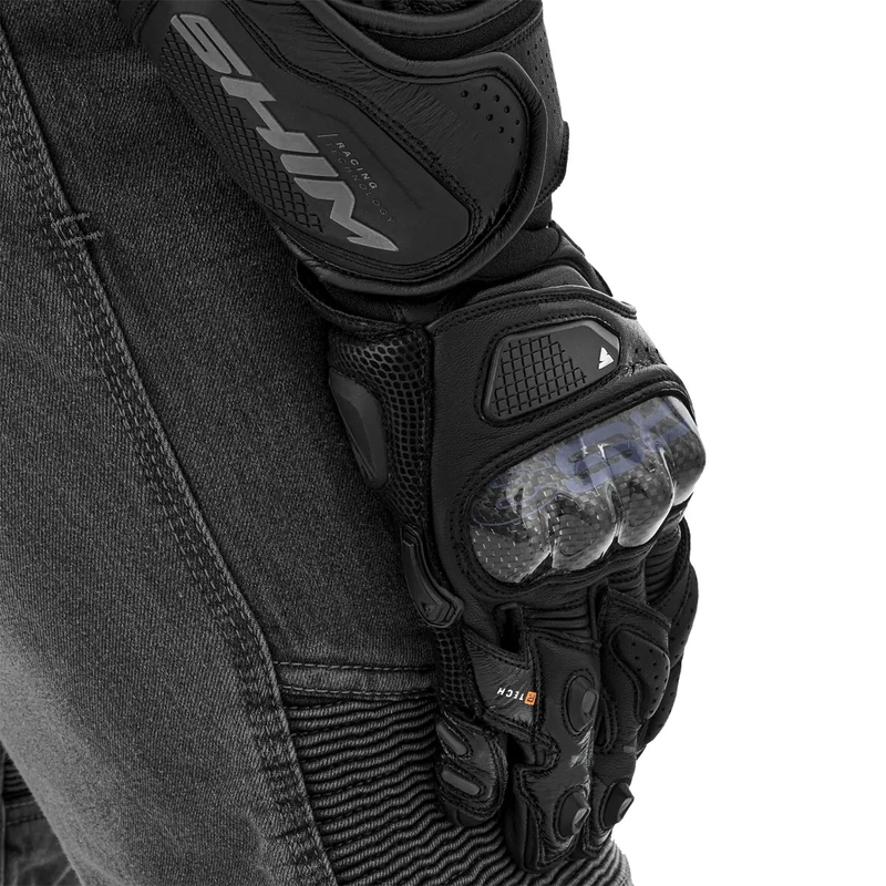 Rękawice motocyklowe Shima RS-3 czarne