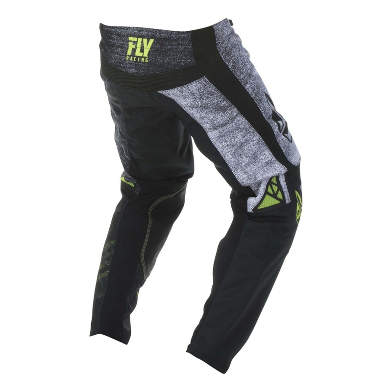 Motocrossowe spodnie FLY Racing Kinetic NOIZ 2019 - USA czarno-fluo żółte
