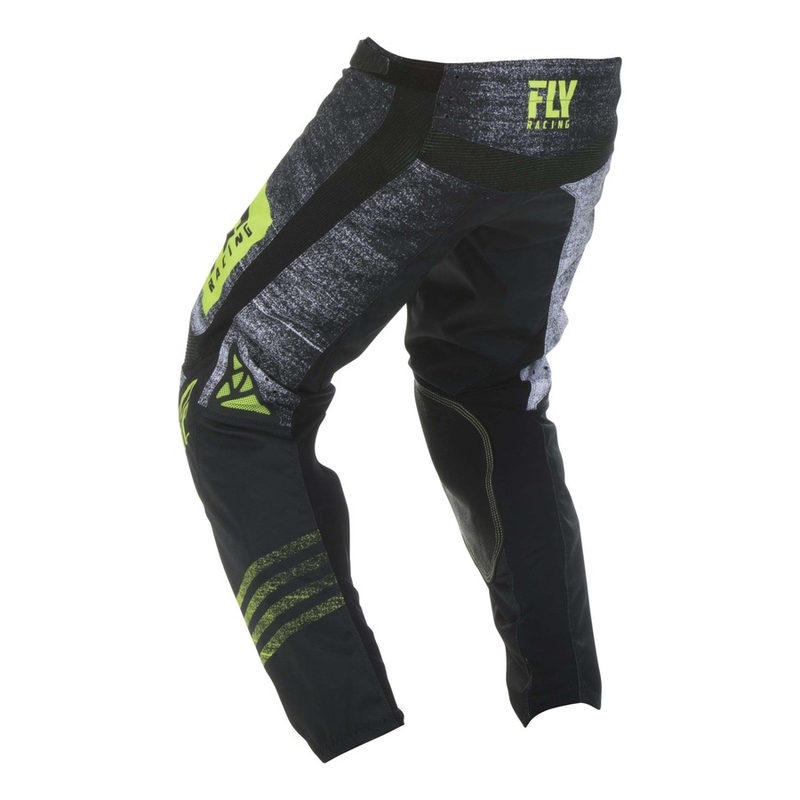 Motocrossowe spodnie FLY Racing Kinetic NOIZ 2019 - USA czarno-fluo żółte
