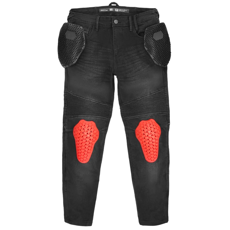 Jeansy motocyklowe Shima Zenith czarne