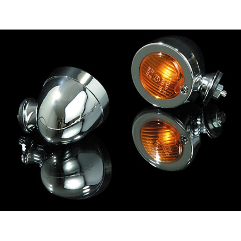 Kierunkowskaz motocyklowy Highsider Smart Bullet Flat chrom