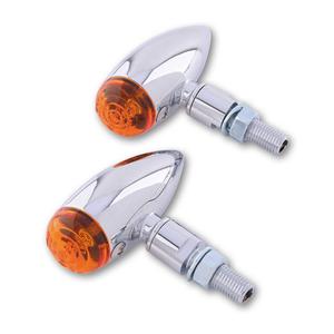 Kierunkowskazy motocyklowe Highsider Smart Micro-bullet chrom