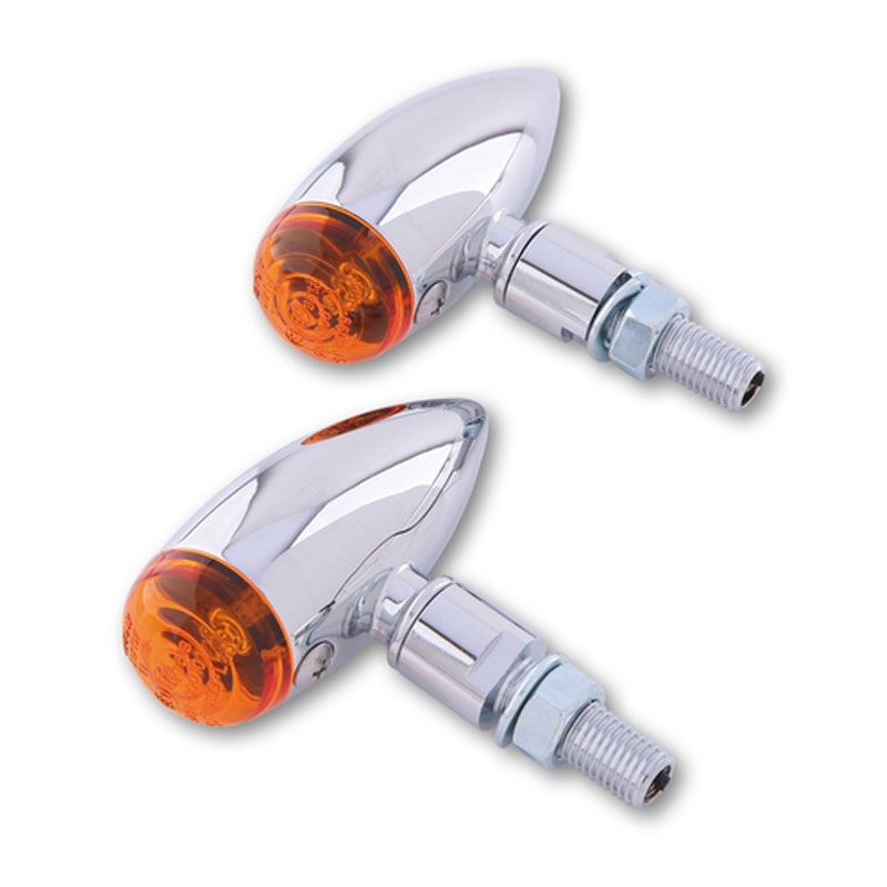 Kierunkowskazy motocyklowe Highsider Smart Micro-bullet chrom