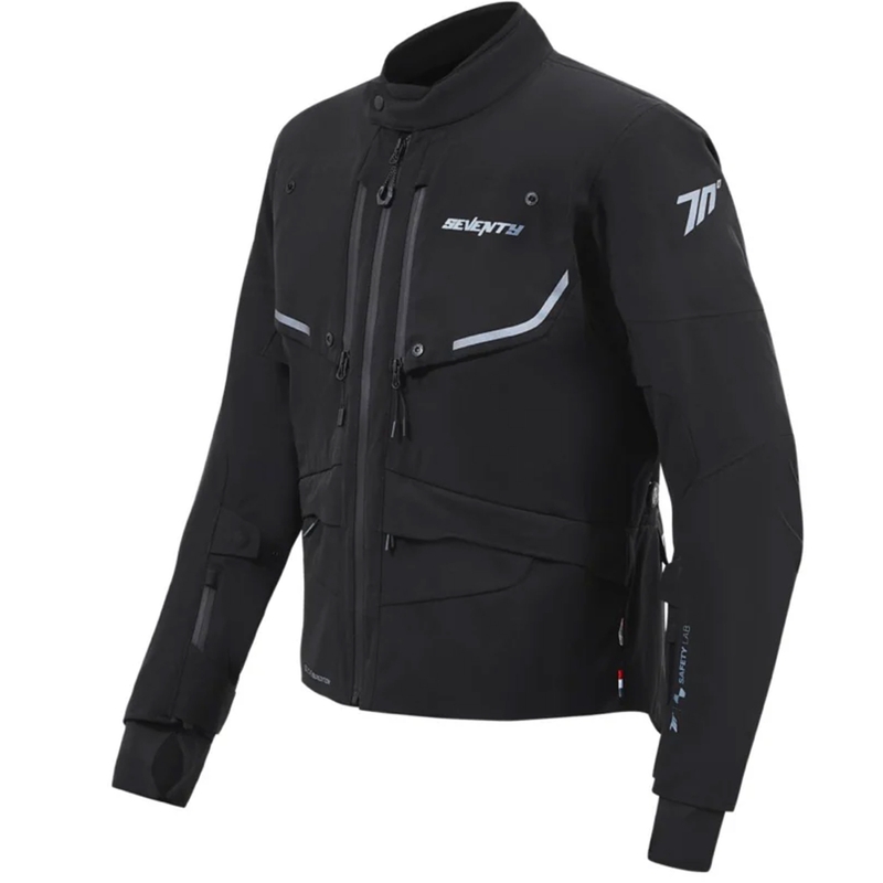 Kurtka motocyklowa damska Seventy Degrees SD-JT47 Expedition czarna