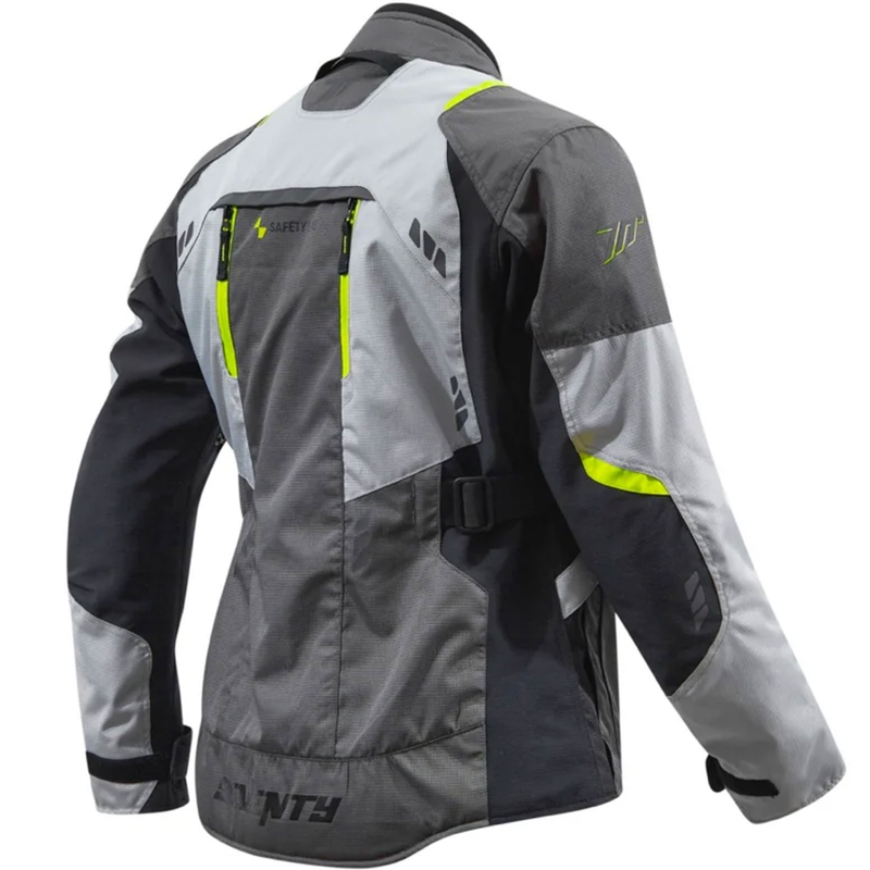 Kurtka motocyklowa Seventy Degrees SD-JT67 Tanami czarno-szaro-fluo-żółta