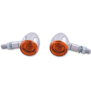Kierunkowskazy motocyklowe Highsider Smart Mini Bullet chrom
