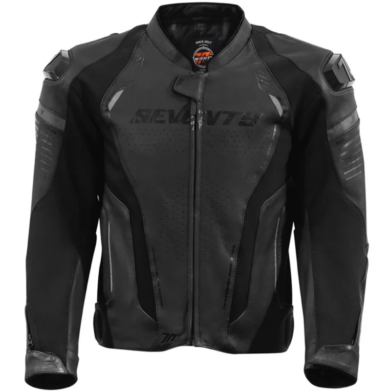 Kurtka motocyklowa skórzana Seventy Degrees SD-JL24 Spoiler czarna