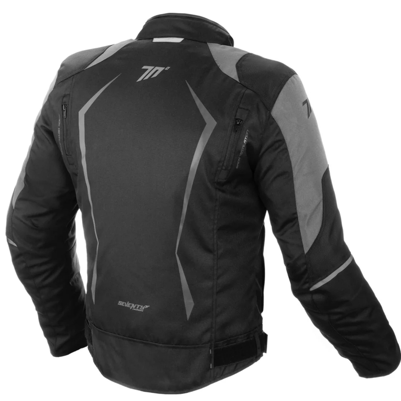 Kurtka motocyklowa damska Seventy Degrees SD-JR49 czarno-szara