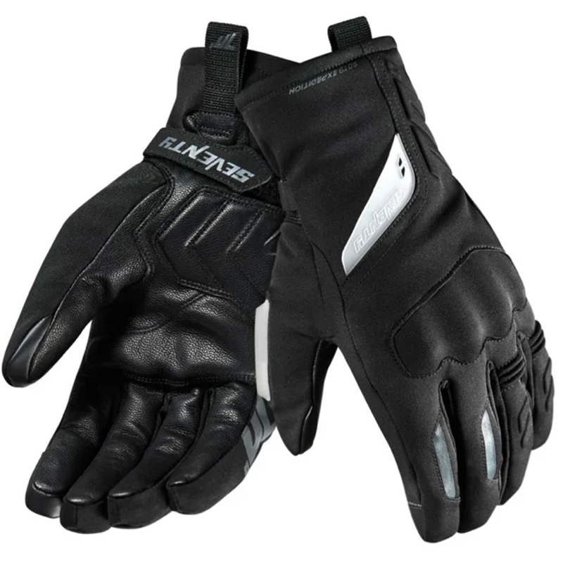 Damskie rękawice motocyklowe Seventy Degrees SD-T11 Expedition czarne